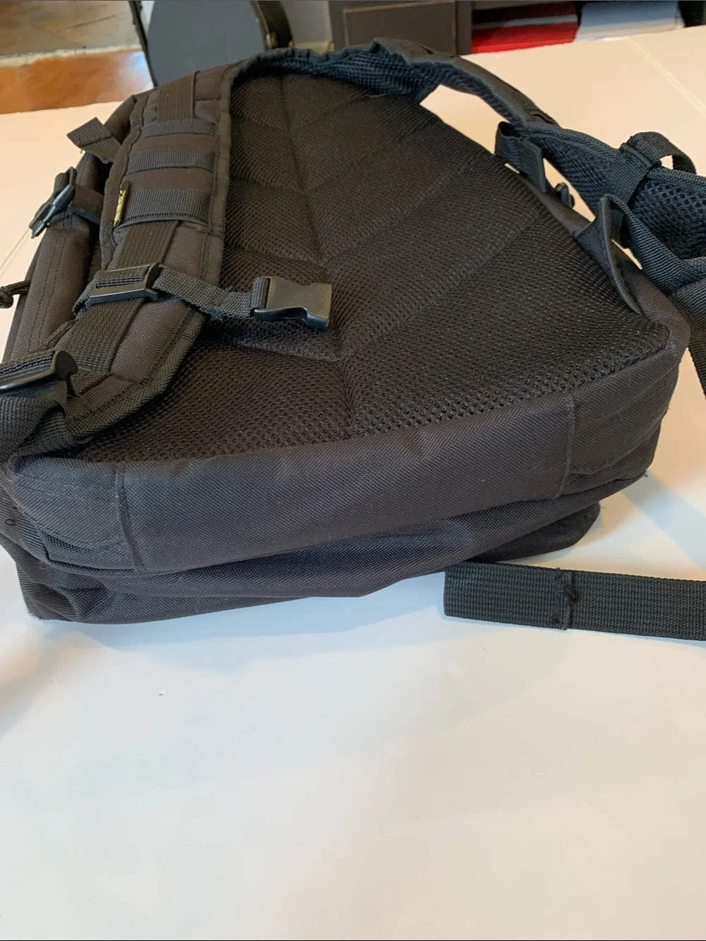 S.O.C. Black Tactical Everyday Backpack Bugout Bag with Padded Laptop Sleeve